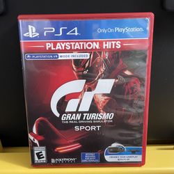 Gran Turismo Sport for Sony PlayStation 4 PS4 video game console system GT Car Racing
