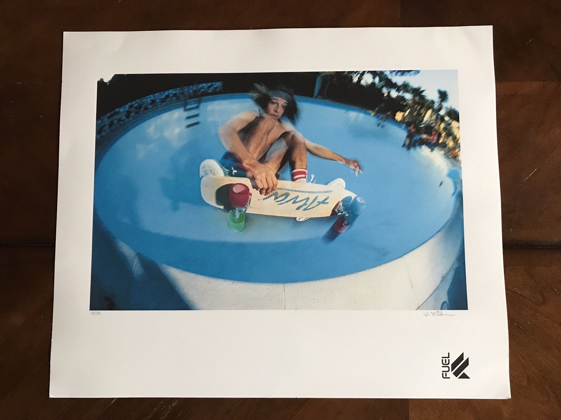 Tony Alva Wynn Miller “Blue Bowl” Skateboarding Ltd Edition Signed Photo 10/33