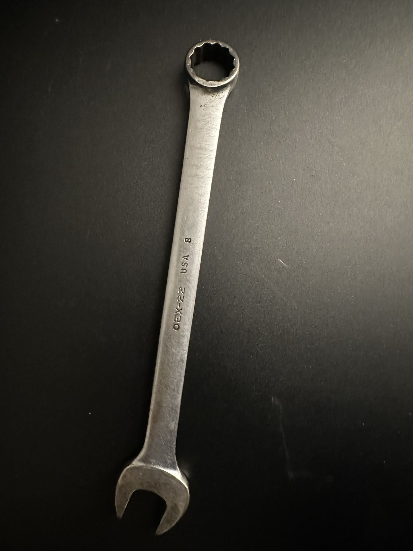 Snap On Tools OEX22 11/16" SAE Standard Length Chrome Combo Wrench