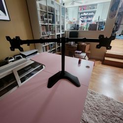 Dual Monitor Arm Stand Screen  Mount Office Desm