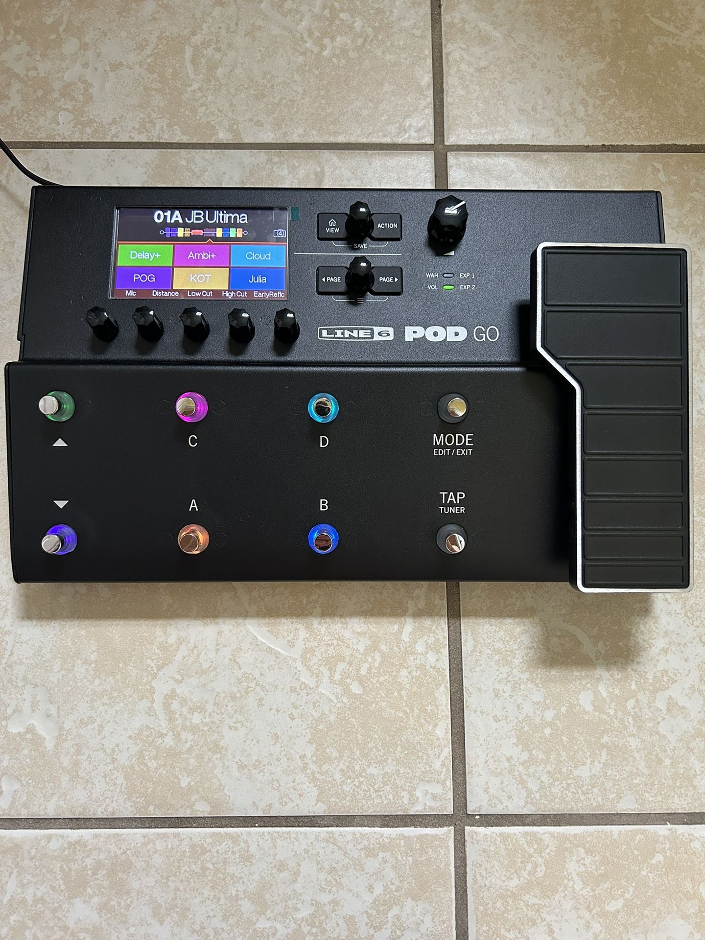 Line 6 POD Go Multi-Effects Pedal/Amp Modeler - Open Box