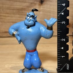 Vintage Disney's Aladdin Movie Genie 4" Tall Toy PVC Figure 1992 by Mattel