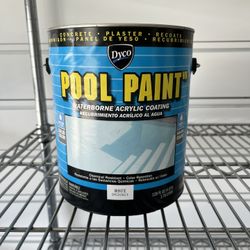 Dyco Paints  Pool Deck Water-based Pool Paint (1-Gallon) White NEW 