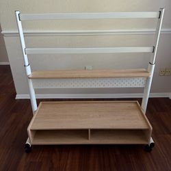 Wayfair -  Charrisse Rolling Height Adjustable TV Stand