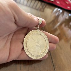 925 Silver Centenario Pendant