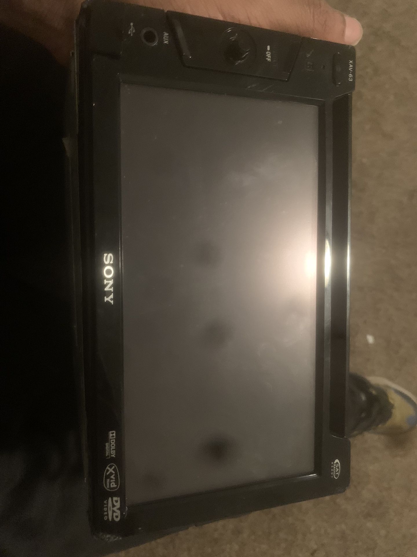 SONY UAV63 DOUBLE DIN 60WATTSX4 CAR RADIO HEADUNIT