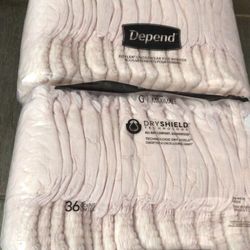 Depend 36 count night defense, overnight protection