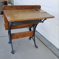 Antique School Desk