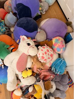 Dozens of free Squishmallow and Stuffies
