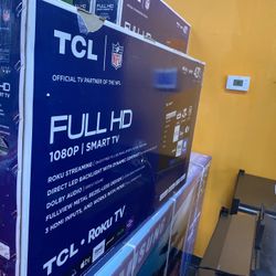43”TCL Smart Tv UHD Roku