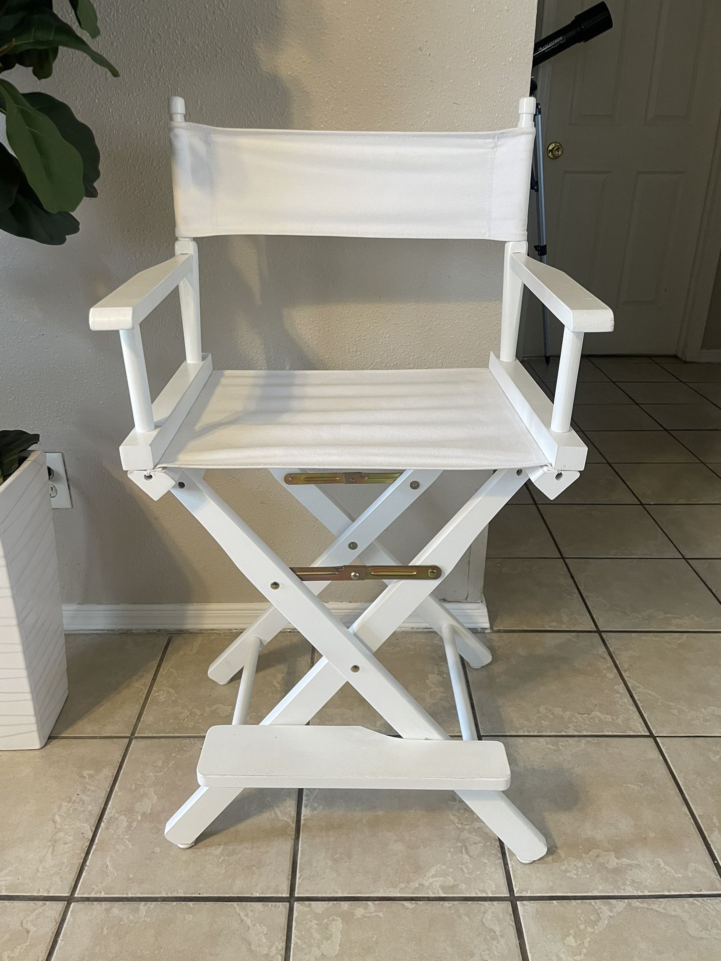 Tall Folding Chair (vanity, make up or decor chair)
