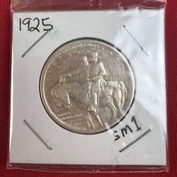 1925 Stone Mountain Commemorative Half Dollar Silver