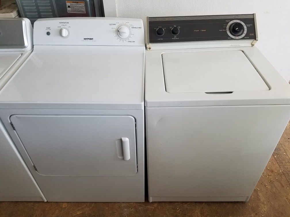 Washer and Dryer