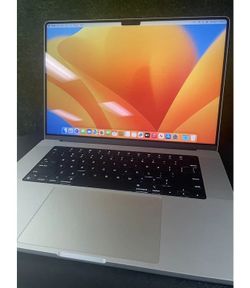 16" MacBook Pro Retina M1 Pro 10-Core CPU, 16-Core GPU, 16GB Ram, 1TB SSD 2021