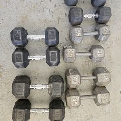 Dumbells 25 X2 30x2 35x2 40x2 45x2