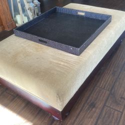 Ottoman And Tray 