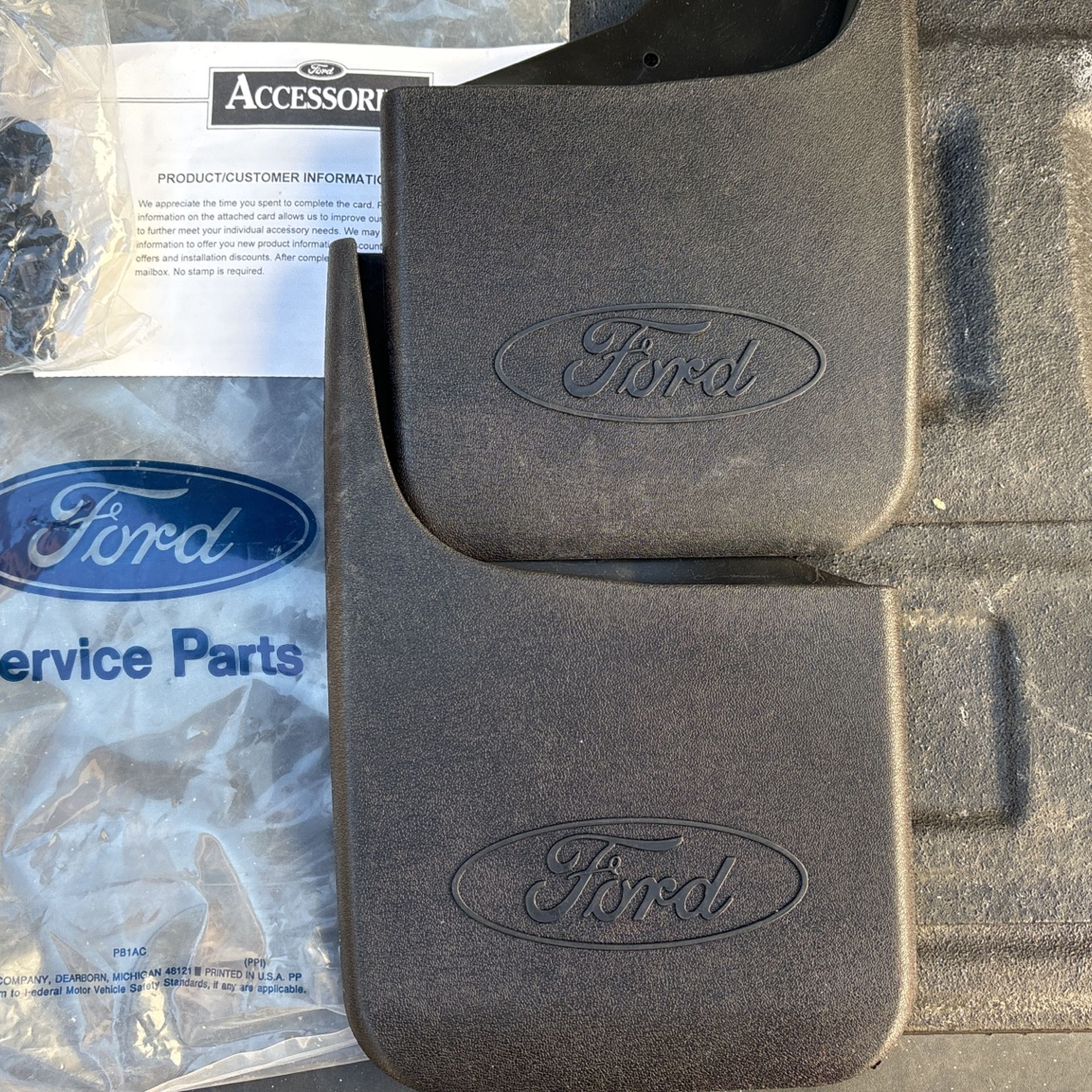Ford mudflaps front and back