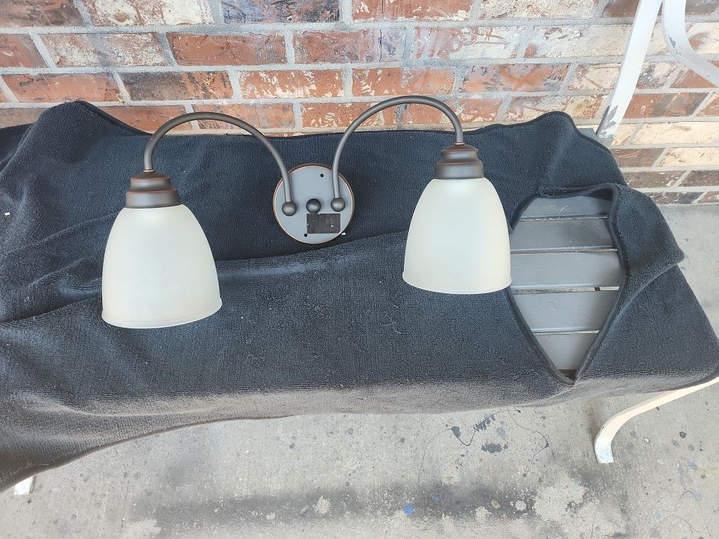 Blackish Bronze 2 Light Fixture Brand Nes