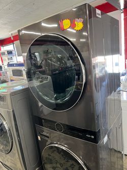 Stackable nice washer and dryer