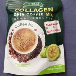 Fitgum Collagen Chia Coffee