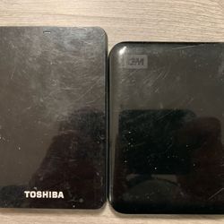 2 500GB External Hard Drives 