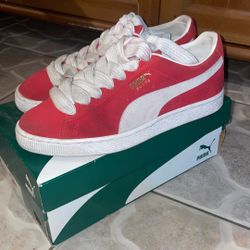 Red Puma suede size 8.5 men 