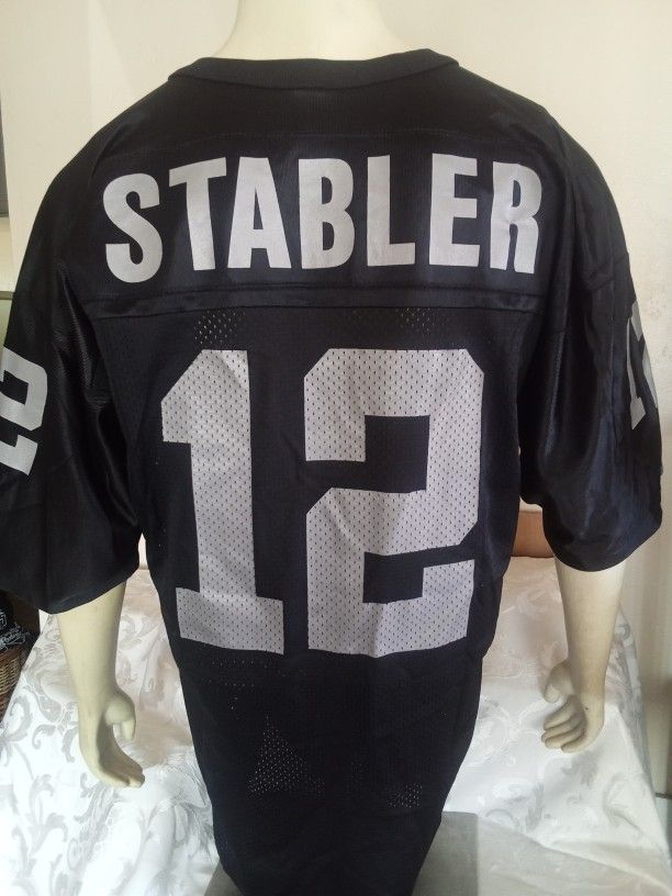 Vintage Oakland Raiders Ken Stabler Champion Jersey Men 44