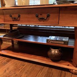 Console table & end table (real wood)