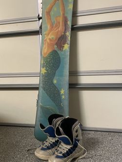 Snowboard and Boots
