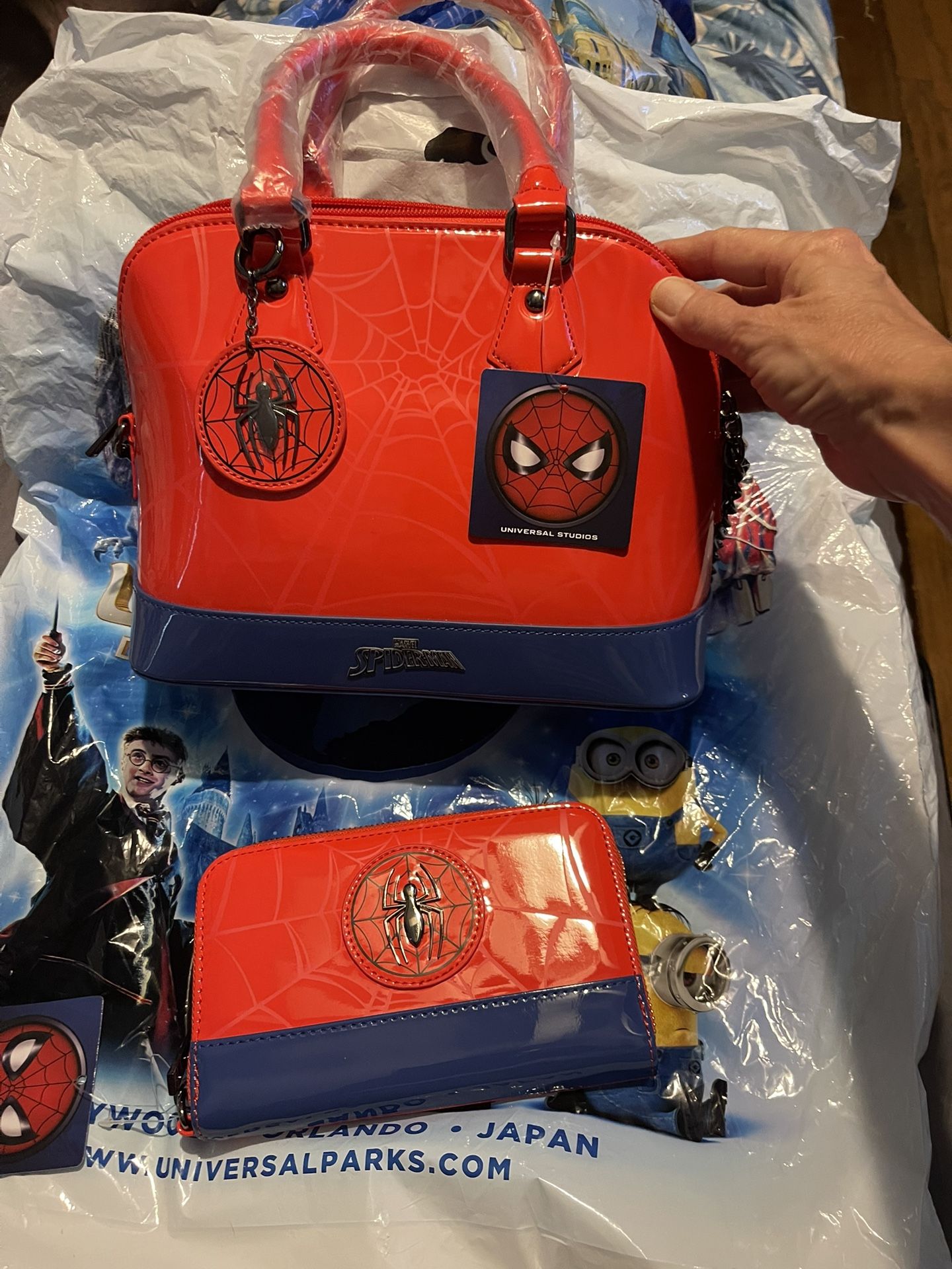 Purse And Wallet Set Spider Man 