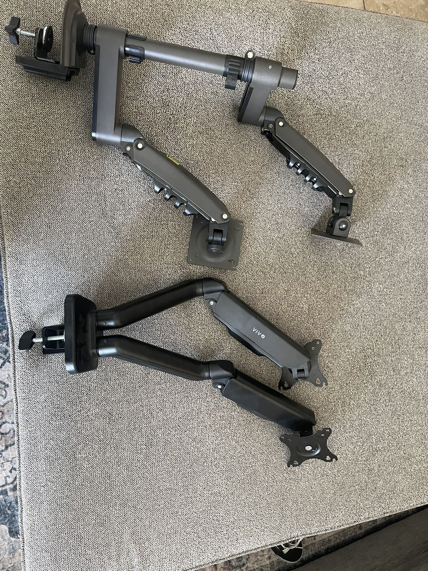 Dual Computer Monitor Arms.