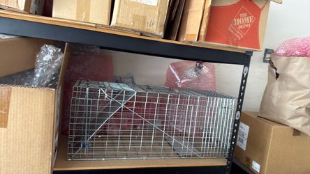 Live animal cage trap $25 firm! 31x12x10- Excellent condition
