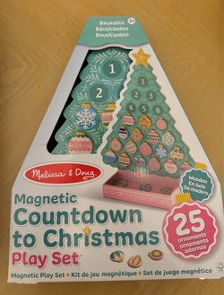 Melissa & Doug Countdown to Christmas Magnetic Playset