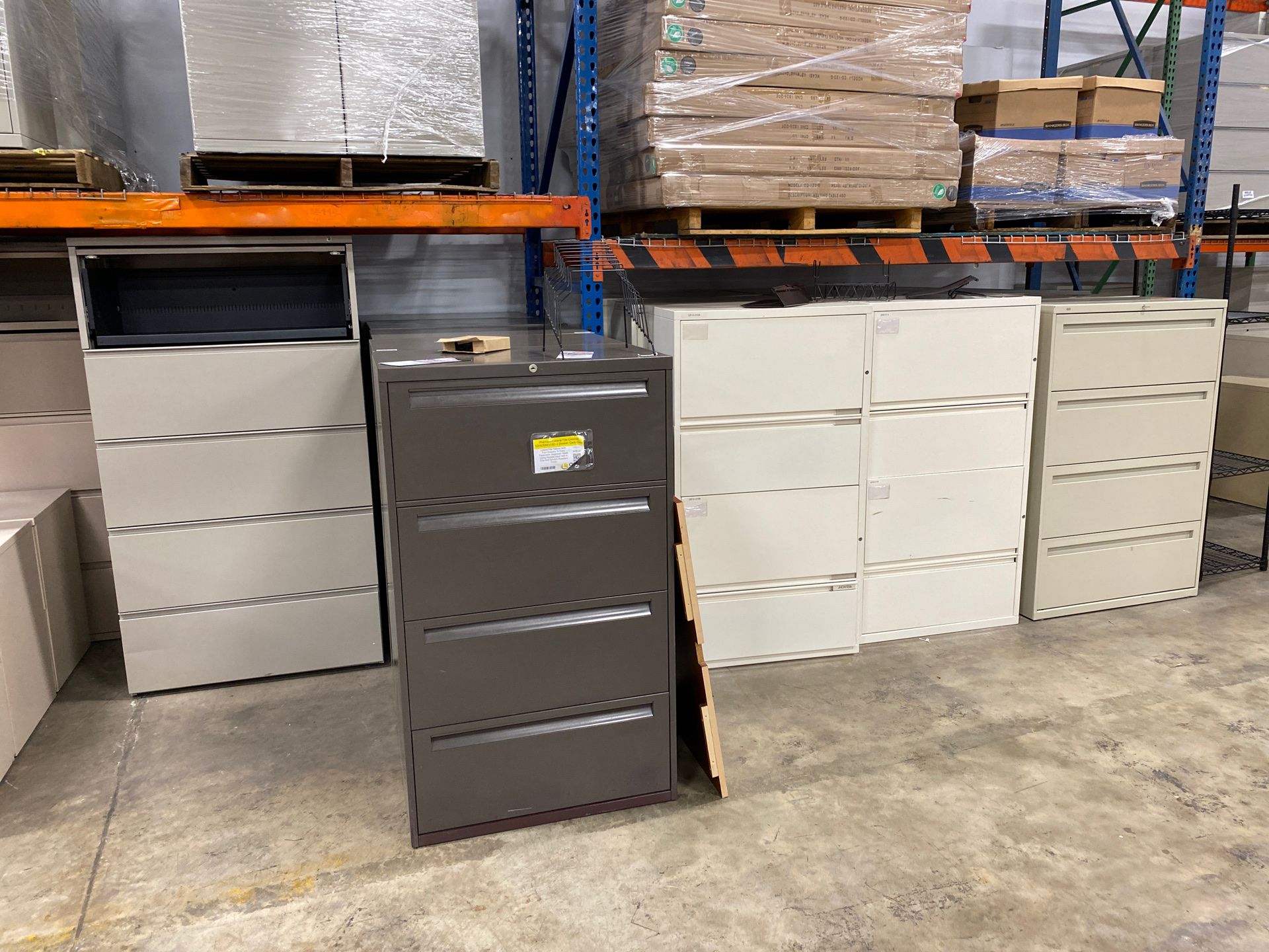 Metal filing cabinets assorted sizes