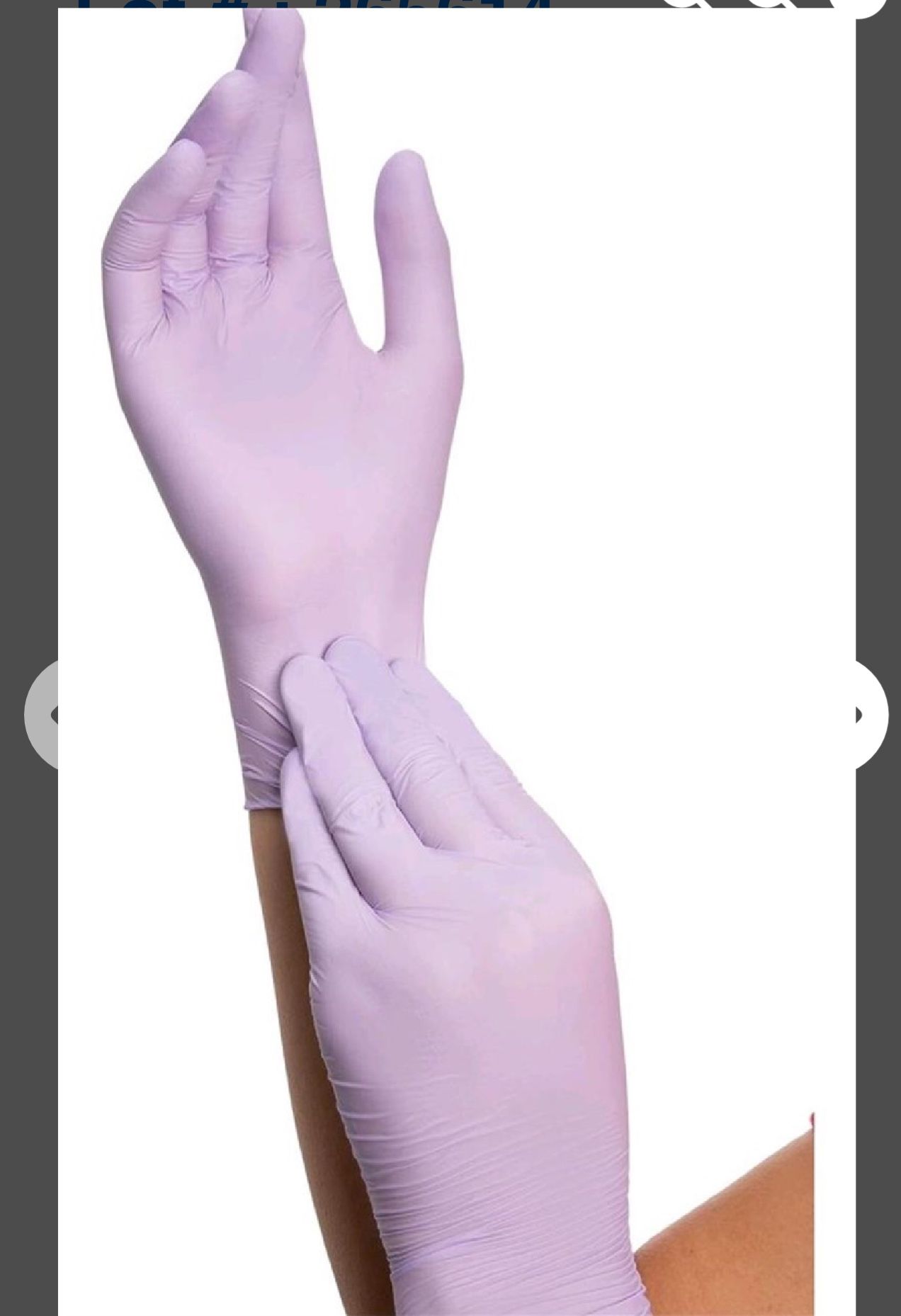 Exam Nitrile Gloves  1 Case