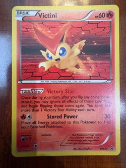 Pokemon Victini BW32 Black & White Black Star Promo Horizontal Holo LP/NM 🔥