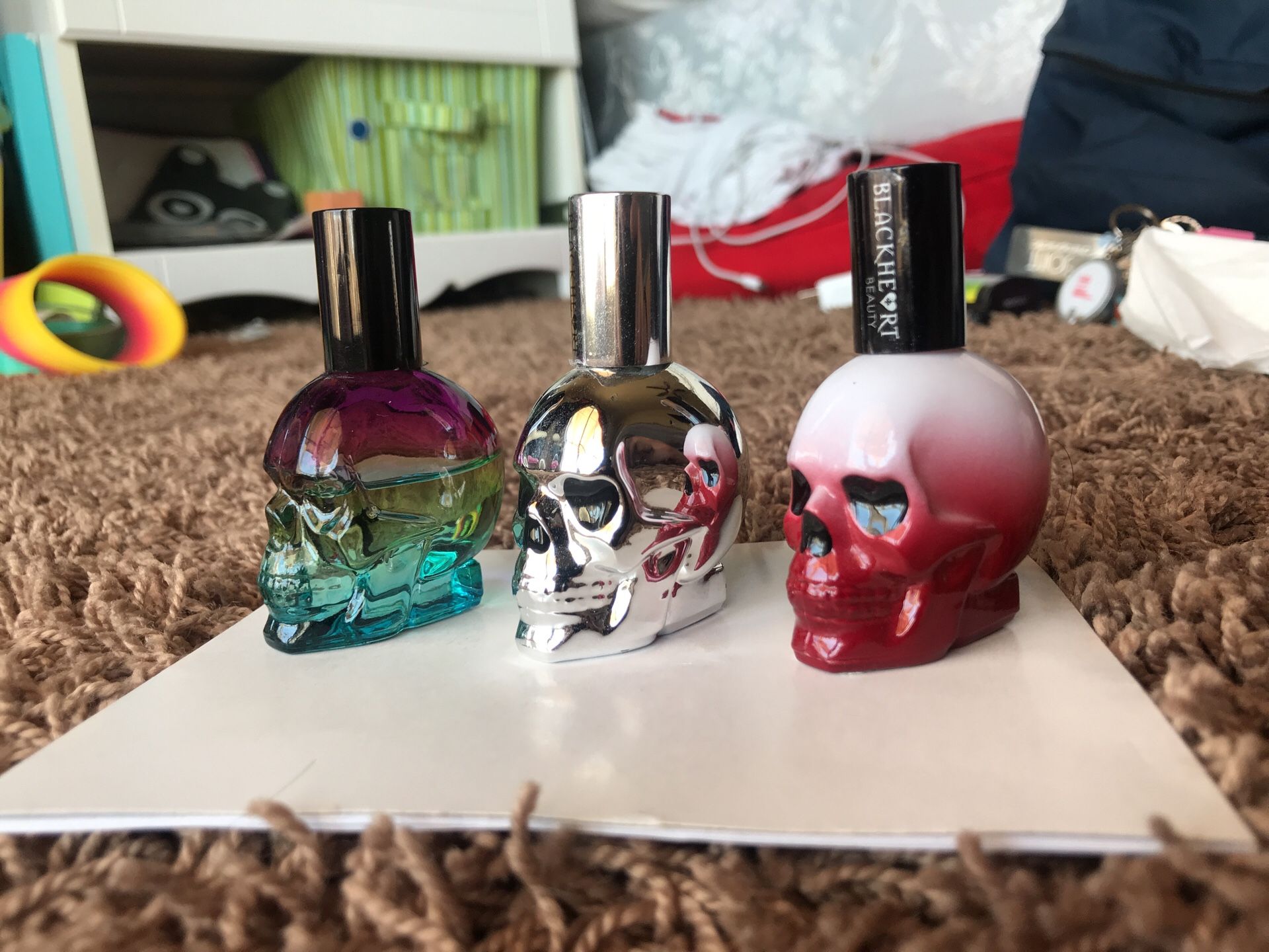 🖤 BLACKHEART Skull Rollerball Perfume 🖤