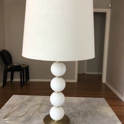 White Gold Table Lamp