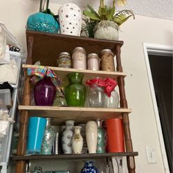 Beautiful Vases& 2 Artificial Orcharde Each FOR $20