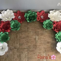 Flores De Papel Para Dia De La Virgen 