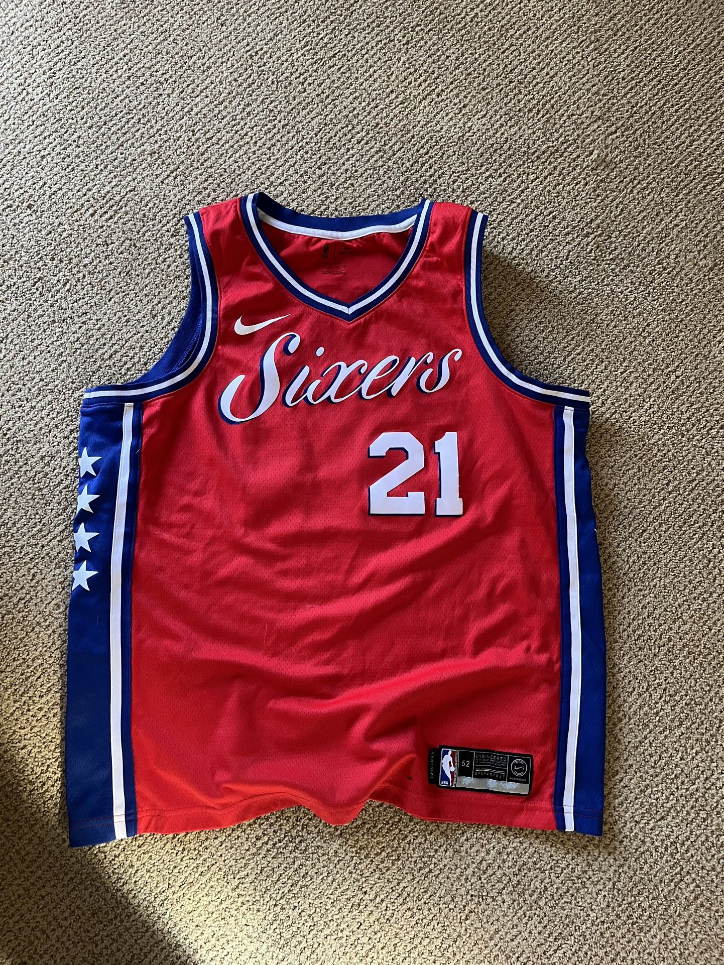 Joel Embiid Jersey Size XL