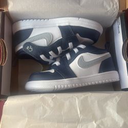Navy Blue Jordan 1s 