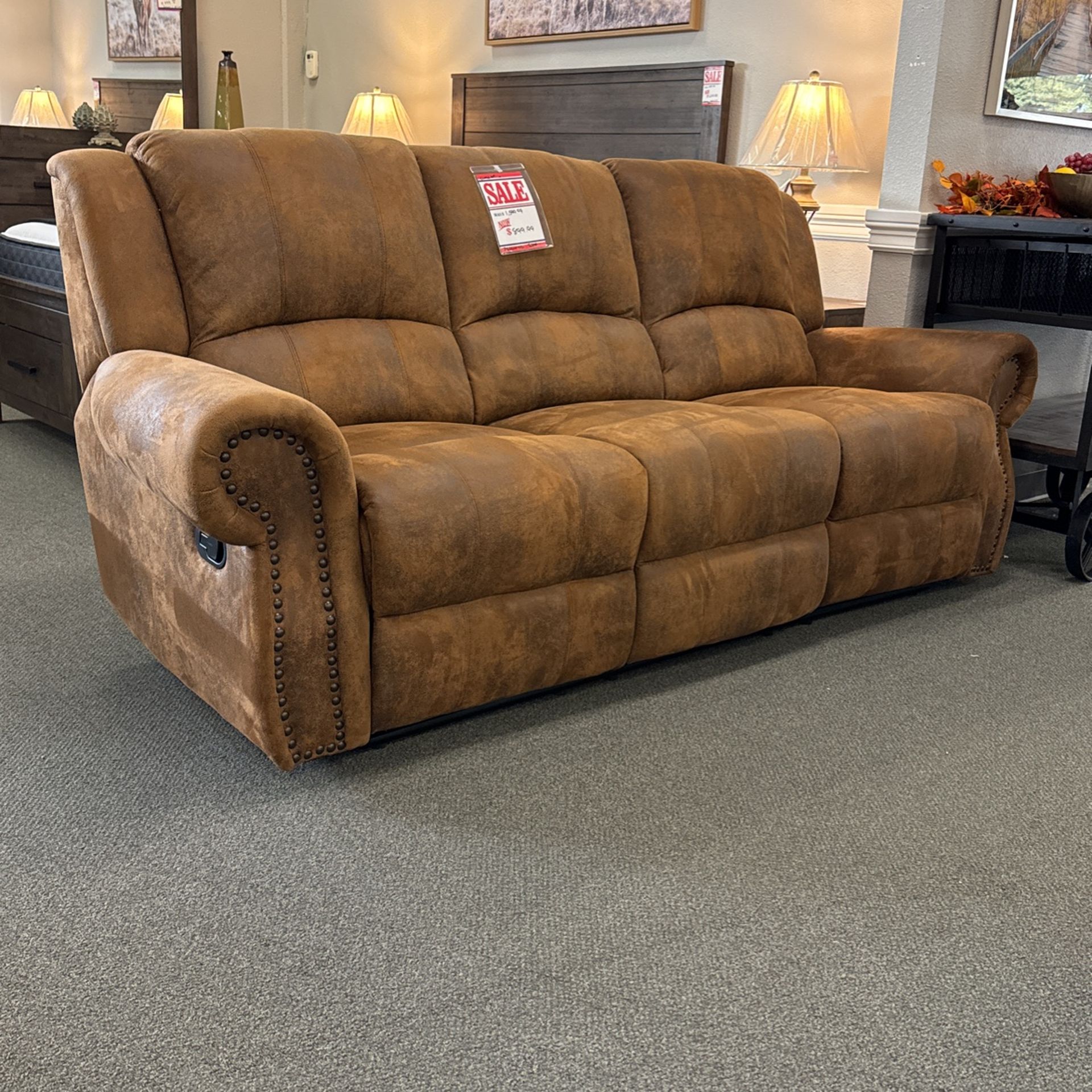 Brand New Double Reclining Sofa