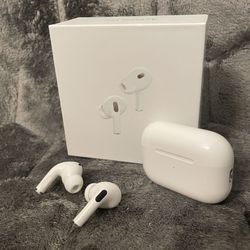 AirPod Pros (Second Generation) With MagSafe Charging Case.