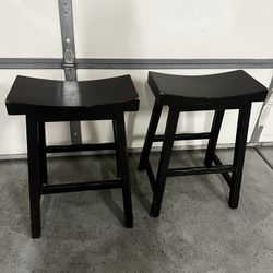 Wooden Counter Stools 