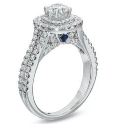 Vera Wang 14k Diamond Engagement Ring