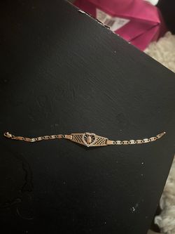Gold virgencita bracelet