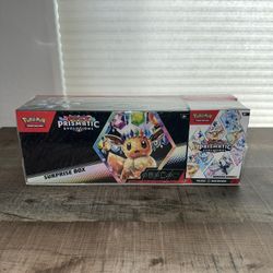 Pokemon Prismatic Surprise Box/Booster Bundle Set