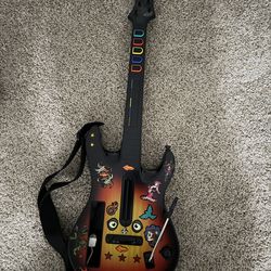 Nintendo Wii guitar hero Guitar only