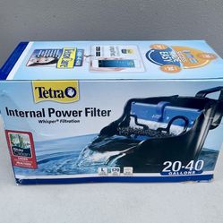 Tetra Whisper Internal Filter 20 To 40 Gallons, For Aquariums, In-Tank Filtration With Air Pump Retails $34.99